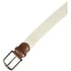 thumbnail image 2 of Cinturón elástico tejido Perry Ellis White Small 30-32 para hombre, 2 of 3