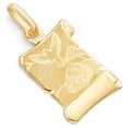 thumbnail image 2 of Medalla De Bautizo Italiana De Oro De 14k, 2 of 4