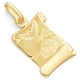 thumbnail image 2 of Medalla De Bautizo Italiana De Oro De 14k, 2 of 4