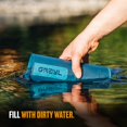 thumbnail image 3 of GRAYL UltraPress purificador de agua y botella de filtro para senderismo, mochilero y viajes (azul bosque), 3 of 9