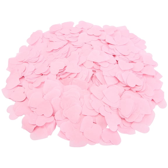 1set 100G Paper Table Scatter Confetti for Party Decorations Heart Pink 29x25x0.01mm DIY