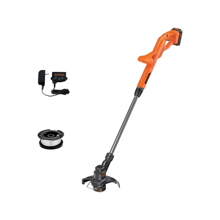 BLACK+DECKER 20-volt Max String Trimmer 1.5 Ah (Battery and Charger  Included) in the String Trimmers department at