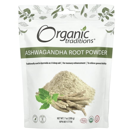 Organic Traditions - Ashwagandha Root Powder - 7 oz.