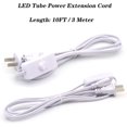 10ft T5 T8 LED Tube Power Extension Cord with On/Off Switch US Plug for