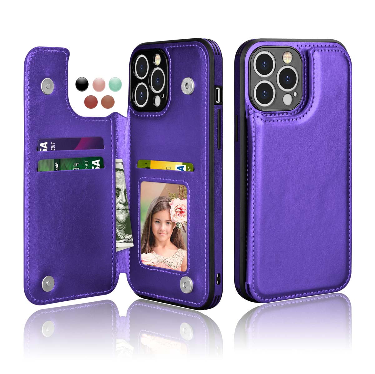 Cases for iPhone 13 / iPhone 13 Pro / iPhone 13 Pro Max 2021, Njjex PU ...