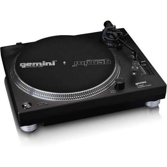 Gemini Sound TT-5000 High Torque Direct-Drive Turntable with USB - Digitize Vinyl, Built-in Phono Preamp, 33/45/78 RPM, Pitch Control, DJ Ready
