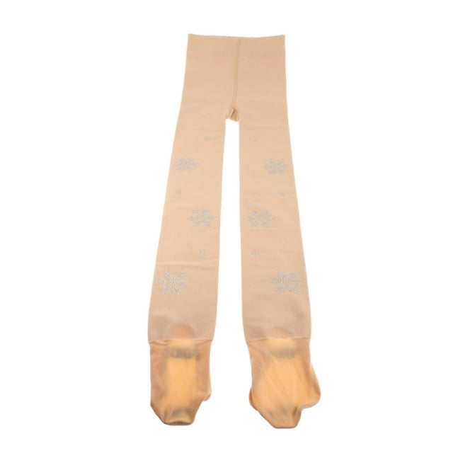 Mallas de nailon elásticas, cómodas, cálidas y elásticas para patinar sobre hielo con cubrezapatillas. M