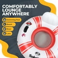 thumbnail image 6 of Open Box Swimline Super Chill Vinyl with Nylon Mesh Single Seat Pool Float, 6 of 7
