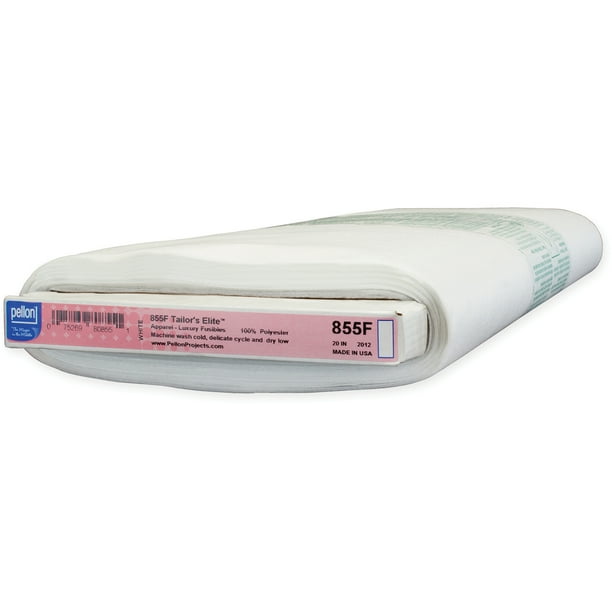 Tailor's Elite Medium/HeavyWeight Fusible Interfacing White 20" x 25