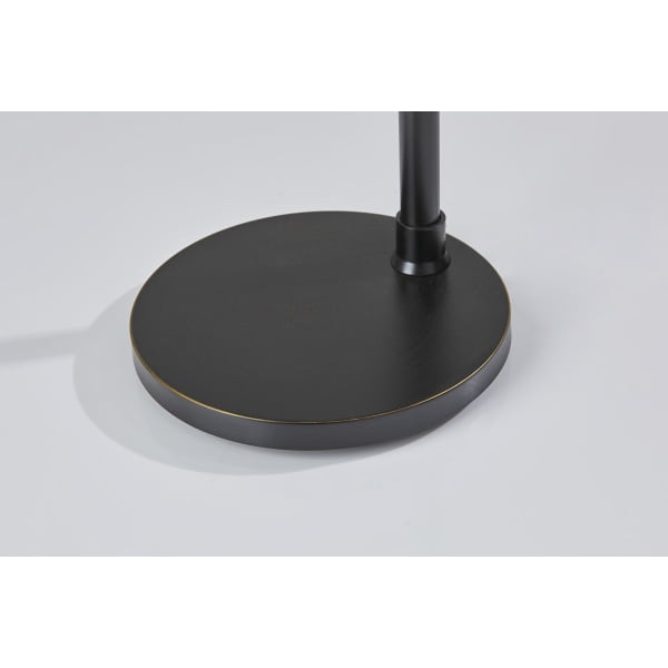 Adesso Home SL1140-01 Transitional Floor Lamp from Max Collection in Black Finish, 25.00 inches, Bronze