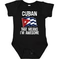 thumbnail image 3 of Inktastic Cuban Pride Cuba Flag Boys or Girls Baby Bodysuit, 3 of 5