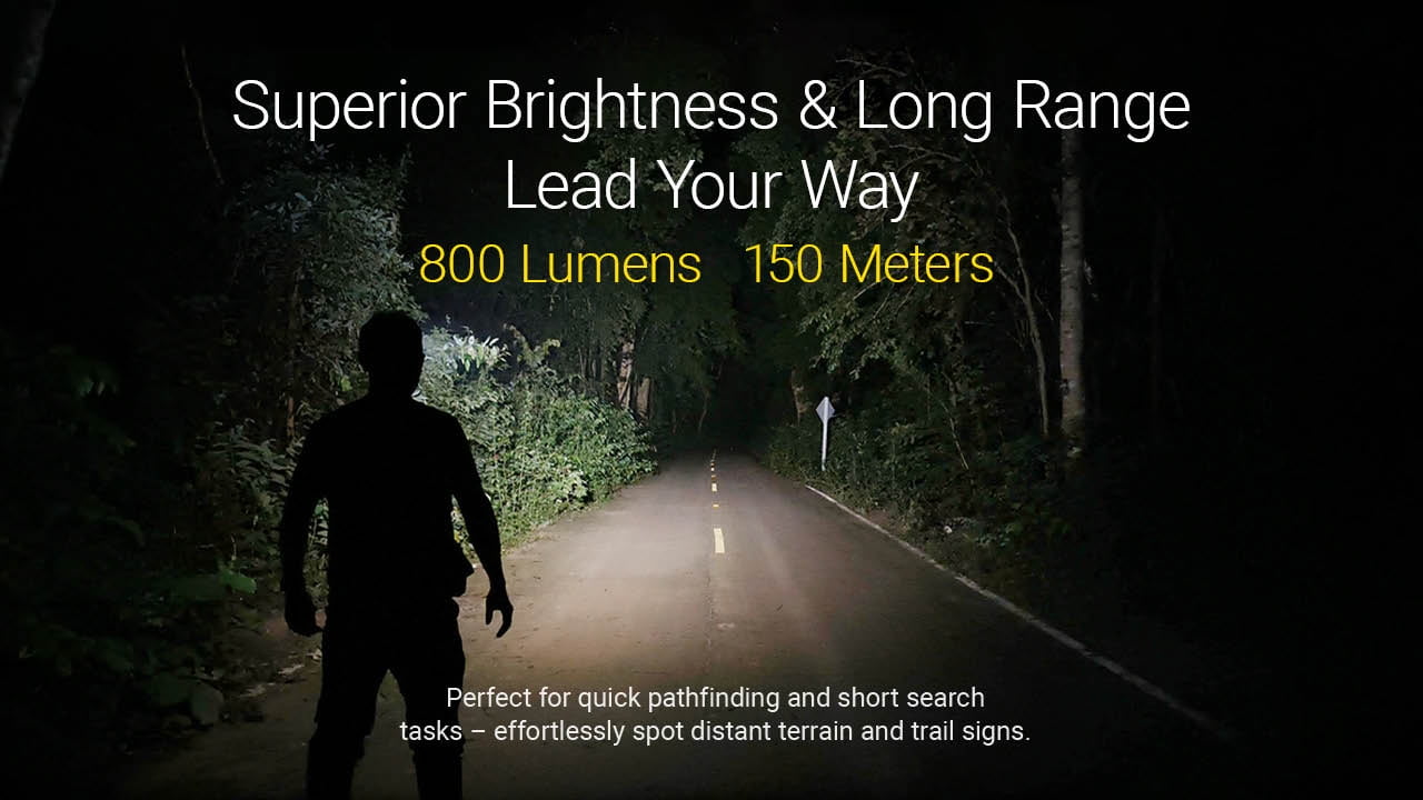 Nitecore HA27 UHE High-CRI Headlamp with 3 Color Temperatures + Nitecore Sticker