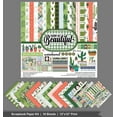 thumbnail image 3 of Inkdotpot Cactus House Plant Theme Collection Double,Sided Scrapbook Paper Kit Cardstock 12"x12" Card Making Paper Pack Of With Sticker Sheet - 16 Pages - Green, 3 of 4