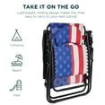 thumbnail image 7 of Best Choice Products Oversized Zero Gravity Chair, Folding Outdoor Patio Recliner w/ Cup Holder - American Flag, 7 of 7