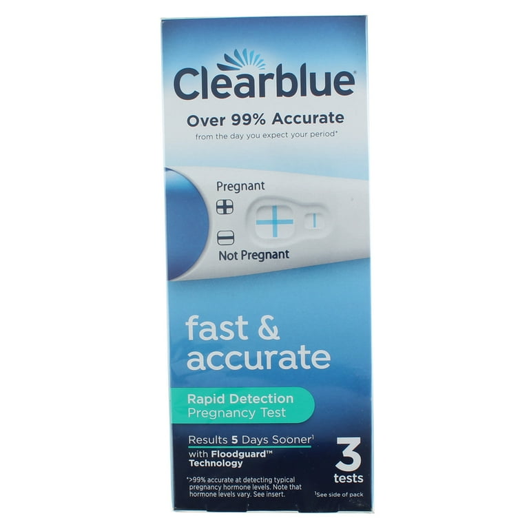 クリアブルー　クリスター61T-ACT clearblue Clearblue Fast & Accurate Rapid Detection Pregnancy Test, 3