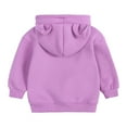 thumbnail image 4 of Boys Hoodies Kids Purple Hooded Casual Long Sleeve Sweatshirts Winter Clothes Girls Hoodies Size 2-3 Years Boys Girls Fashion, 4 of 9