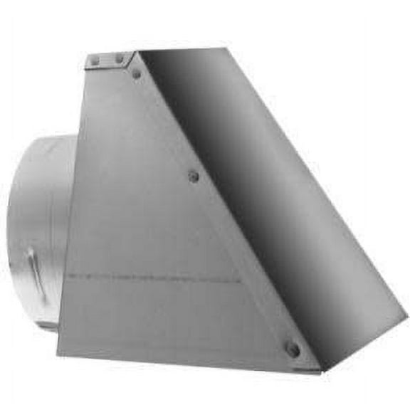 DuraVent 4PVL-HSC 4 in. I.D Pellet Vent Type L Multi-fuel Chimney Pipe - Double Wall - Square Horizontal Cap