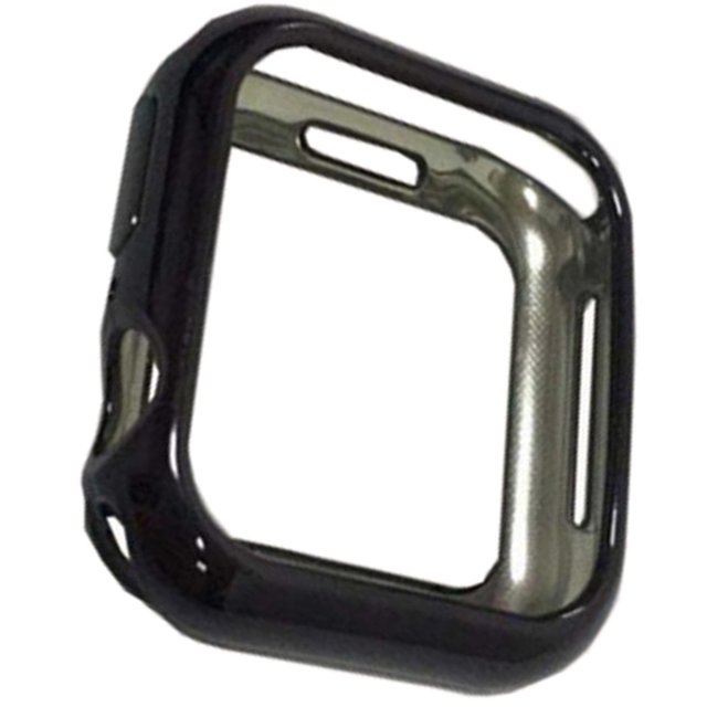 Miulika 40mm Anti-drop TPU Watch Protective Shell for Watch black