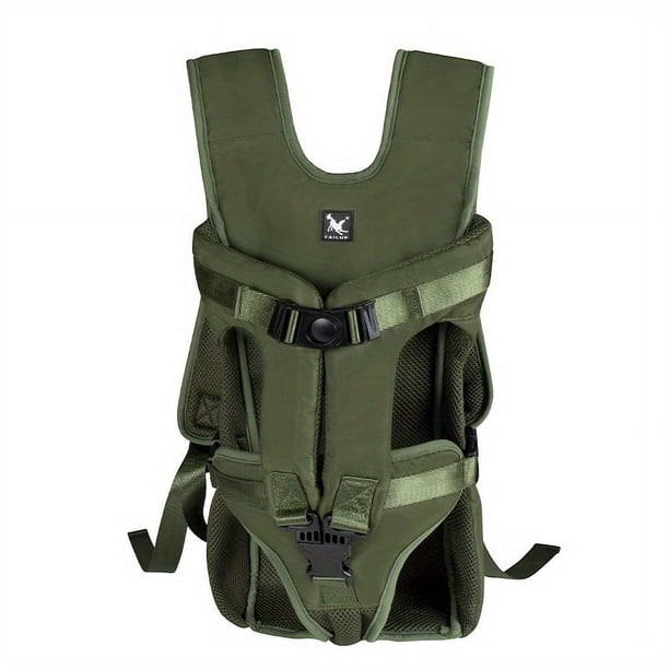 Walk Your Dog in Style with Our Adjustable, Hands-Free Pet Carrier Backpack!