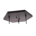 thumbnail image 5 of Woodbridge Lighting Lanning 3-Light Metal Cluster Pendant in Nickel/Black, 5 of 5