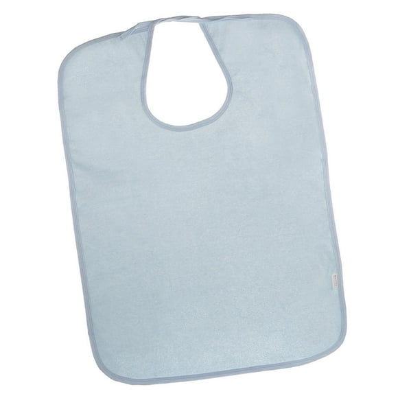 Babero Para Comer Para Adultos - De Ropa Reutilizable - Recolector De Migajas, Lavable Impermeable Para Personas De E azul claro Salvador Babero de discapacidad adulto