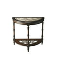 thumbnail image 5 of Butler Specialty Metalworks Fossil Stone Demilune Console Table, 5 of 5