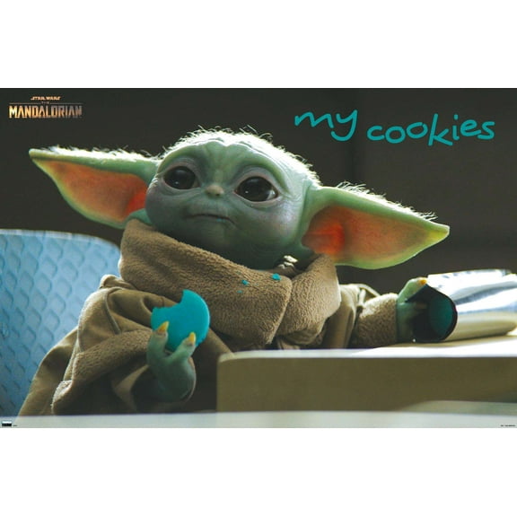 Star Wars: The Mandalorian Season 2 - The Child Cookies Wall Poster, 22.375" x 34"