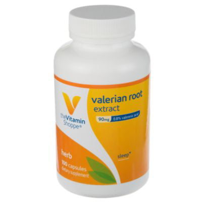 Valerian Root Extract 90mg (Valeriana Officinalis)  Supports Relaxation  Calmness, Non Habit Forming Herbal Supplement (100 Capsules) by The Vitamin