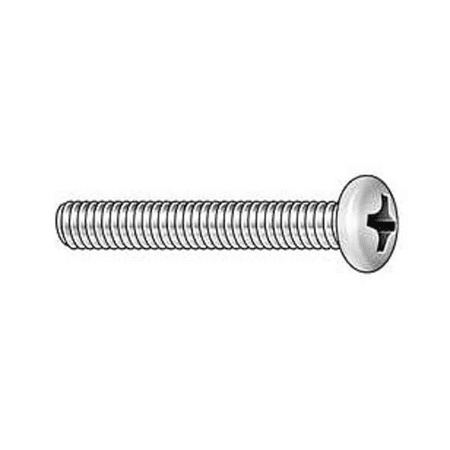 

5PC ZoroSelect #4-40 x 5/16 in Phillips Round Machine Screw Zinc Plated Steel 100 PK