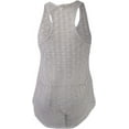 thumbnail image 3 of Miken Womens Crochet Racerback Swimsuit Dress Swim Cover-Up (White, S), 3 of 3