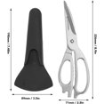 Versatile Stainless Steel Kitchen Scissors MultiPurpose for Can