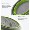 thumbnail image 4 of 2 Pack Iave Collapsible Silicone Colanders Kitchen Collapsible Colanders, 4 of 5