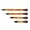 Orange, variant on Samurai Style Bow Stabilizer, Multi‑Color Carbon Fiber Vibration Damper for Compound Bow
