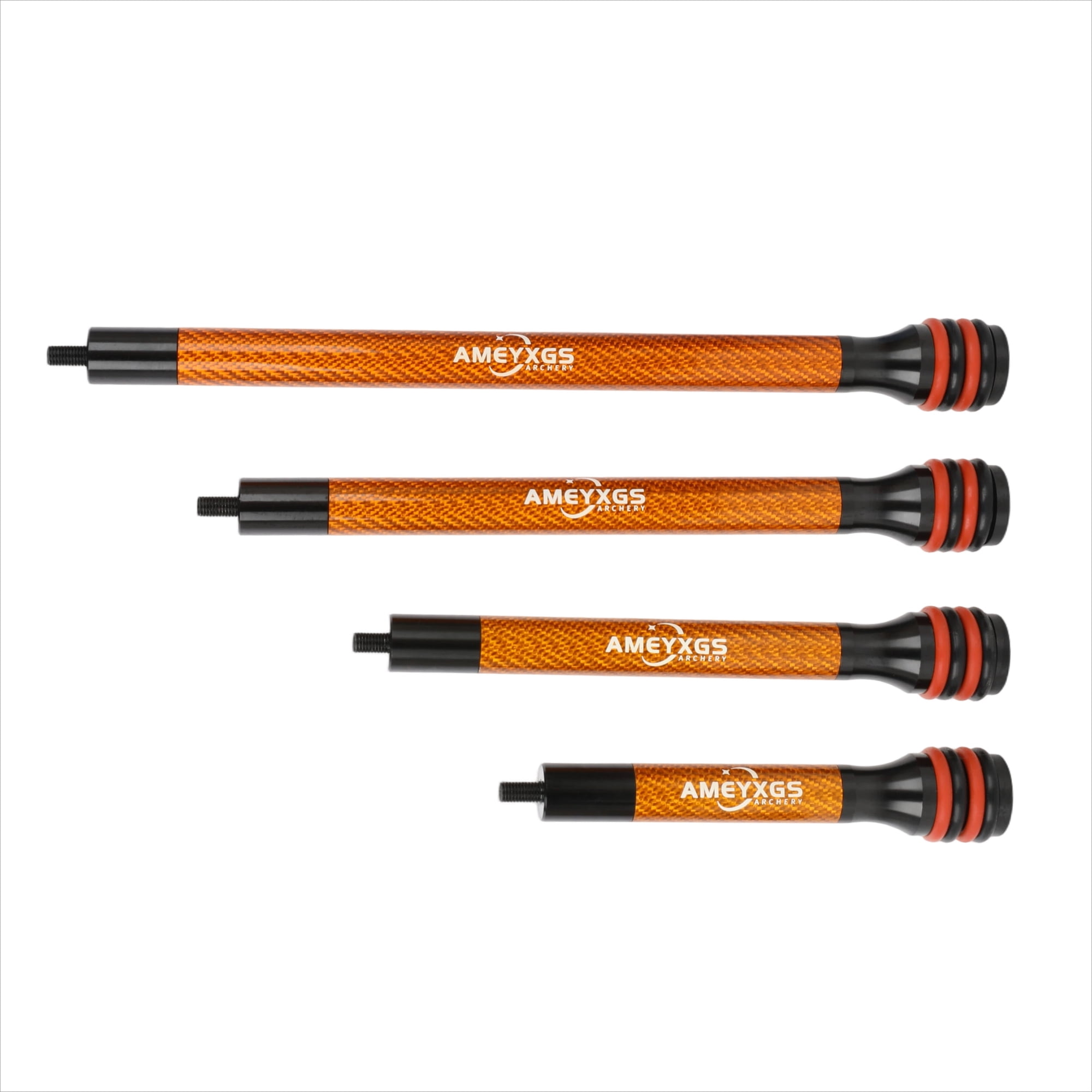 Samurai Style Bow Stabilizer Multi-Color Carbon Fiber Vibration Damper for Compound Bow