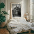 thumbnail image 4 of Park Slope Architectural 01 B&W - Brooklyn New York Photography Architecture Black and White City Vintage Street Photography Cityscape Oak Framed Wall Art Print 6 x 8 inches, 4 of 12