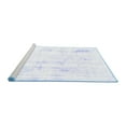 thumbnail image 2 of Ahgly Company Machine Washable Indoor Rectangle Solid Blue Modern Area Rugs, 4' x 6', 2 of 4