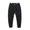 Black, variant on Fusipu Multi Pockets Stretchy Cuffs Thin Training Trousers Drawstring Elastic Waist Men Fitness Pants for Mountain Climbing