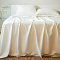 thumbnail image 5 of BedVoyage Rayon Viscose Bamboo Sheet Set - Ivory, 5 of 5