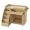 Natural Wood, variant on ANPOO Baby Changing Table with Stairs & Storage, Diaper Changing Station with Safety Strap, Nursery Changing Table with Drawer & Cabinet, Left Stairs, Natural Wood