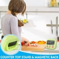 thumbnail image 4 of PENGXIANG Minuterie de Cuisine Minuterie de Cuisine Magnétique Réutilisable Compte à Rebours de Cuisine Grand Affichage Cuisson Outil de Rappel d'Apprentissage Compte Portable vers le Bas Minuterie Électronique avec Support pour Cuisine, 4 of 9