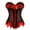 Red, variant on Clearance! Womens Tops Clearance under $5 Large Plus Size Corsets For Women Black Bustier Lingerie For Halloween Costume Dress Bustier Top Gothic Shapewear Sexy Underwear - Red - XXL