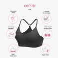 thumbnail image 3 of Coobie Scoopneck Full Coverage Yoga Bra 9147, Black, One Size, 3 of 8
