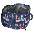 thumbnail image 2 of Collapsible Foot Bath Basin, Home Foot  21L Large Capacity Waterproof Collapsible Foot Soaking Bath Basin With Storage Bag For Travel Camping Gray,Dark Blue, 2 of 8