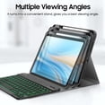 thumbnail image 4 of Funda con teclado Fintie para iPad 11" y 10,9" con Bluetooth y retroiluminación, 4 of 9