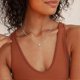 thumbnail image 2 of Pearl Choker Necklaces for Women Gold Plated Pearl Pendant Necklace Gold/Silver Pearls Strand Necklace Minimalist Wedding Jewellery for Women Girls, 2 of 5