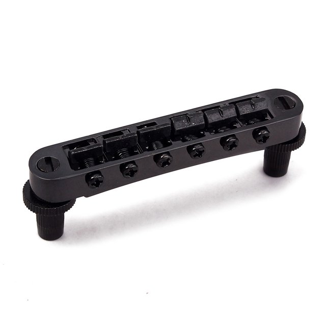 Wosthever Juego de puente de guitarra eléctrica, sillín de repuesto ajustable, reparación de piezas de mantenimiento, accesorios, Accesorios para instrumentos musicales