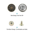 thumbnail image 3 of 25 Juegos de botones de mezclilla Unique Bargains 17mm Sin-Costura Ajustable Bronce, 3 of 7
