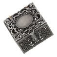 thumbnail image 4 of BRIGHTFUFU Collar de rosario, caja eucarística, caja católica cristiana romana para rosario, joyero vintage, organizador de baratijas, caja de recuerdos religiosos para mujeres y niñas., 4 of 7