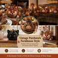 thumbnail image 7 of DIY Animal Pumpkin Sewing Kit, Cute Woodland Friends Fabric Craft Set, Pre-Cut Patchwork Sewing Project, Handmade Autumn Harvest Decoration For Home Display, 7 of 7