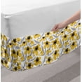 thumbnail image 2 of Ambesonne Multi-color Floral Wrap Around and Gathered Microfiber Bed Skirt, Twin, 2 of 2